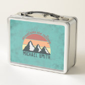 Vintage pastels mountains are calling monogram (Achterkant)