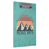 Vintage pastels mountains are calling monogram klembord (Rechts)