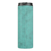 Vintage pastels mountains are calling monogram thermosbeker (Achterkant)