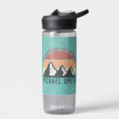 Vintage pastels mountains are calling monogram waterfles (Links)