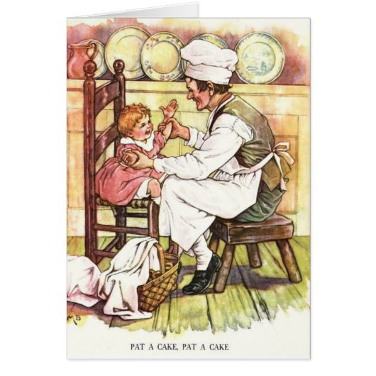 Vintage - Pat a Cake, Pat a Cake, (Voorkant)