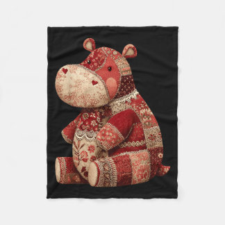 Vintage Patchwork Hip Cute Boho Nursery  Fleece Deken