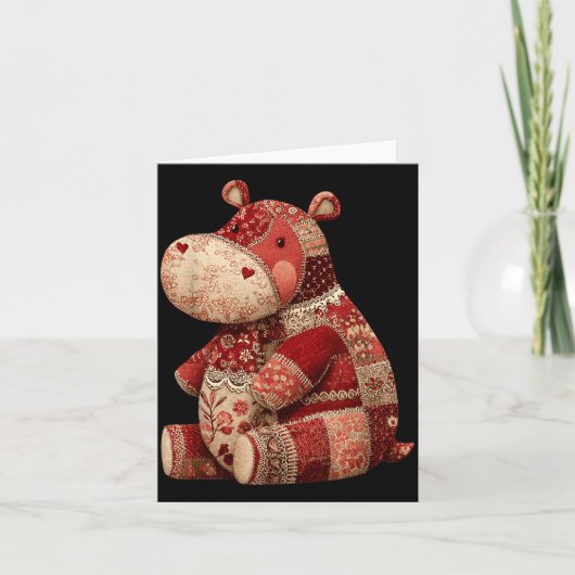 Vintage Patchwork Hip Cute Boho Nursery  Kaart (Voorkant)