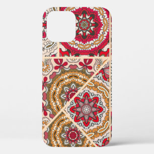 Vintage patchwork quilt pattern. Corativlinder Case-Mate iPhone Case