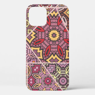 Vintage patchwork quilt pattern. Corativlinder Case-Mate iPhone Case