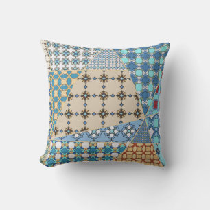 Vintage patchwork quilt pattern. Corativlinder Kussen
