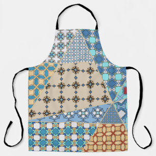 Vintage patchwork quilt pattern. Corativlinder Schort