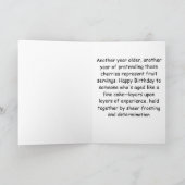 Vintage Patriotic Birthday Cake  Kaart (Binnen)