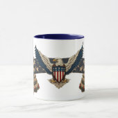 Vintage Patriotic Mug Mok (Midden)