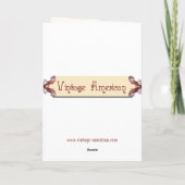 Vintage Patriotic Swimmers Greeting Card Kaart (Achterkant)