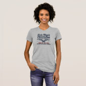 Vintage Patriottisch Eagle T-Shirt | Late Night Fr (Voorkant volledig)