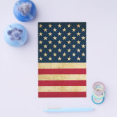 Vintage patriottische Amerikaanse vlag Flyer (Enkel)