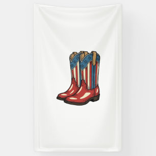 Vintage Patriottische Cowgirl Laarzen Western Shir Spandoek