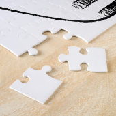 Vintage Patriottische Oom Sam en Amerikaanse Vlag Legpuzzel (Zijkant)