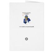 Vintage patriottische Oom Sam tijdschriftcoverkuns (Achterkant)