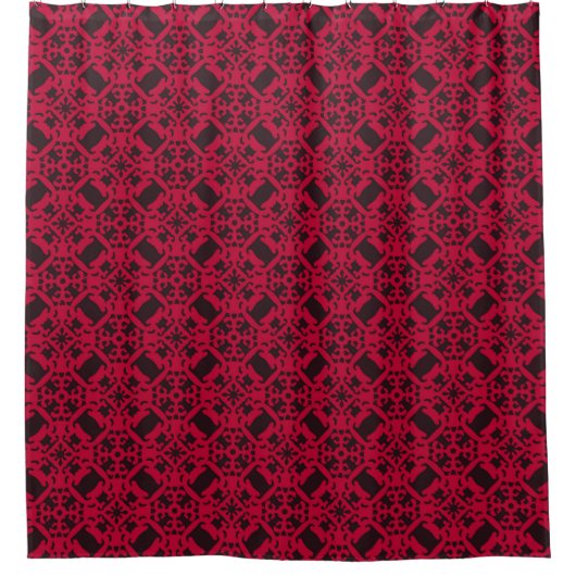Vintage pattern art designabstract, antiek, Arabis Douchegordijn (Voorkant)