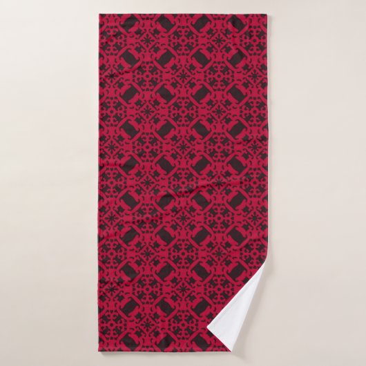 Vintage pattern art designabstract, antique, arabe badhanddoek (Badhanddoek)