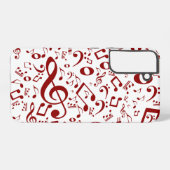 Vintage  Pattern Notes Samsung Galaxy Hoesje (Achterkant horizontaal)