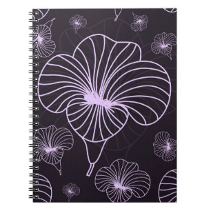 Vintage pattern with floral theme. Background with Notitieboek