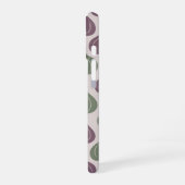 Vintage Pattern with Stylized Figs iPhone 16 Hoesje (Linkerkant)