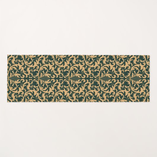 Vintage pattern yogamat (Voorkant (horizontaal))