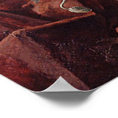 Vintage Paul Biva Basket of Peonies Poster (Hoek)