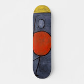 Vintage Paul Klee moderne skateboard (Voorkant)