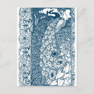 Vintage Pauw Botanische Kunst Briefkaart