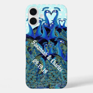 Vintage Pauw Bruiloft Cadeaus iPhone 16 Plus Hoesje