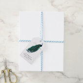 Vintage Pauw Cadeaulabel (Met Touw)