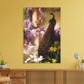 Vintage Pauw Canvas Afdruk (Insitu (Woonkamer))