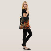vintage pauw circus kermis entertainment tote bag (Op model)