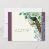 Vintage Pauw, de reactiekaart van Veren RSVP (Achterkant)