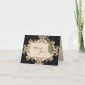 Vintage Pauw & Graveerkunst Trouw Dankkaartjes Bedankkaart (Voorkant)