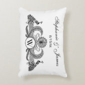 Vintage Pauw Monogram Accent Kussen (Voorkant(Verticaal))