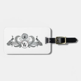 Vintage Pauw Monogram Bagagelabel