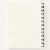 Vintage Pauw Monogram Faux Goud Ivoor BG Notitieboek (Achterkant)