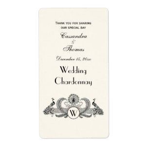 Vintage Pauw Monogram Ivoorkleurig BG Etiket