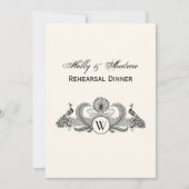 Vintage Pauw Monogram Ivoorkleurig BG Kaart (Voorkant)