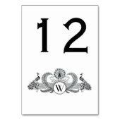 Vintage Pauw Monogram Kaart (Achterkant)