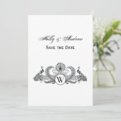 Vintage Pauw Monogram Kaart (Staand voorkant)