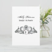 Vintage Pauw Monogram Kaart (Staand voorkant)