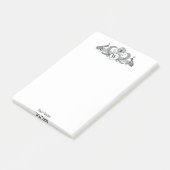 Vintage Pauw Monogram Post-it® Notes (Schuin)