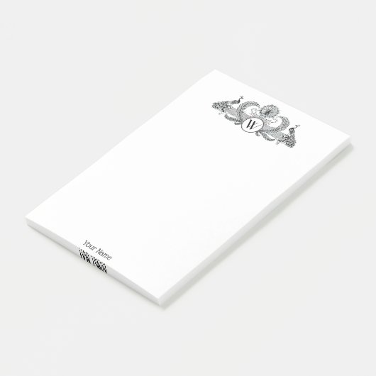 Vintage Pauw Monogram Post-it® Notes (Schuin)