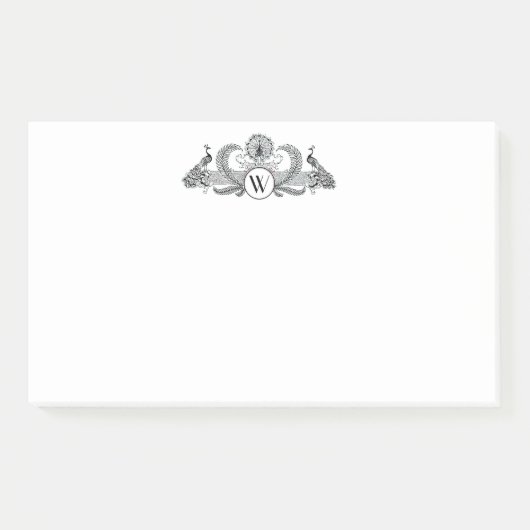 Vintage Pauw Monogram Post-it® Notes (Voorkant)