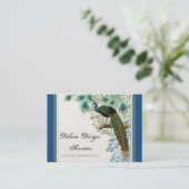 Vintage Pauw, Veren - Elegante Visitekaartjes (Staand voorkant)