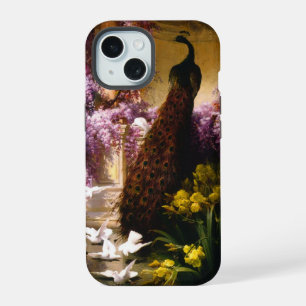 Vintage Pauwentuin Kunstwerk   Romantische Wisteri iPhone 15 Case