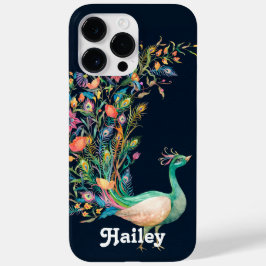 Vintage Pauwnaam iPhone / iPad hoesje