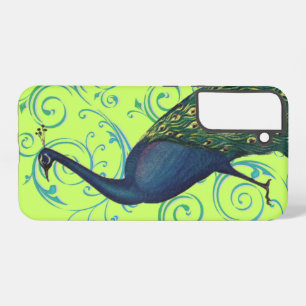 Vintage Pauwswirl Samsung Galaxy Hoesje