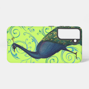 Vintage Pauwswirl Samsung Galaxy Hoesje